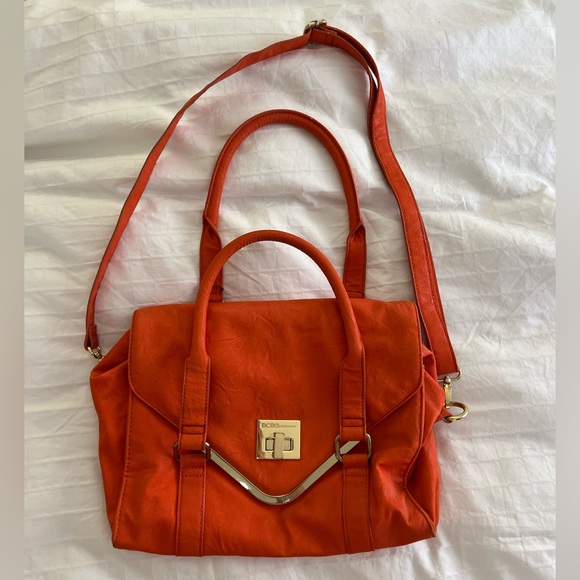 BCBGeneration Handbags - 🧡 BCBGeneration 🧡Orange Leather Handbag